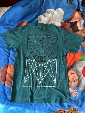 DC Teal Green Graphic Short Sleeve T-Shirt